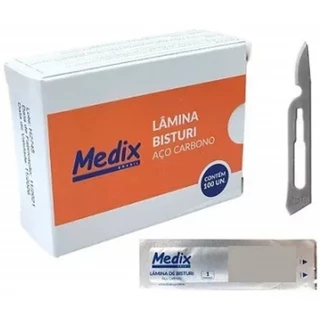 Lâmina De Bisturi Caixinha C/100 Unidades Medix em Oferta na Shopee