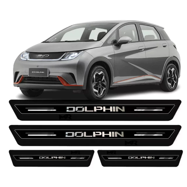 Soleira Adesiva Proteção 8 Peças Porta Premium Byd Dolphin