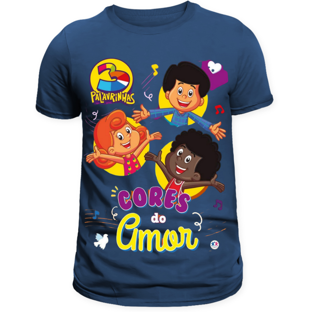 Camiseta 3 Palavrinhas Amor Gospel Camisa Evangelica Crista 100% ...