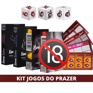 KIT Jogos Para Casal Baralho Kama Sutra + Dado Erotico + Raspadinha Erotica Produtos Eróticos