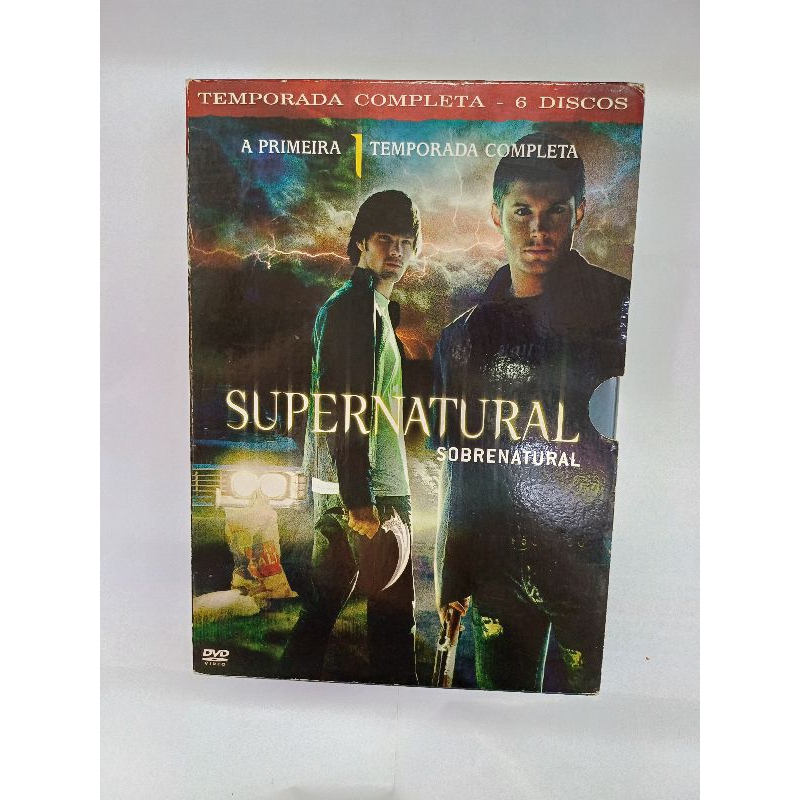 BOX DVD SUPERNATURAL PRIMEIRA TEMPORADA COMPLETA. | Shopee Brasil