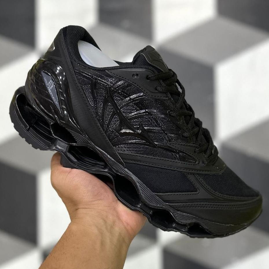 Tênis Mizuno LS Prophecy Preto Vietnã Premium Academia - Melhor Preço !118