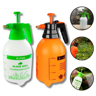 Pulverizador Borrifador Spray Compressão Prévia 2 Litros Bomba Pressão Manual Plástico Jardim Planta