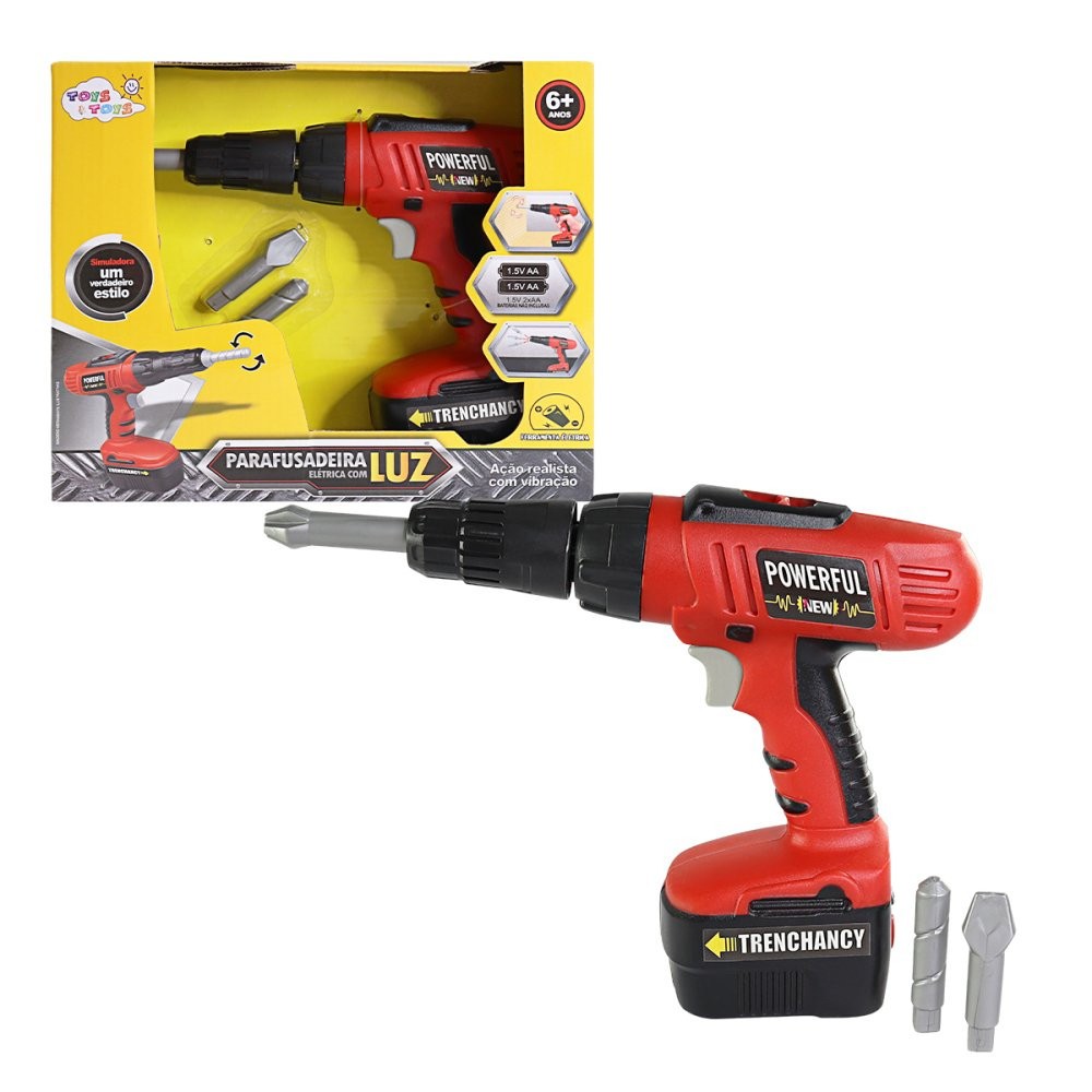 Parafusadeira Interativo de Brinquedo Realista Engajador