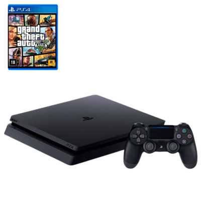 PS4 Video Game Playstation 4 Slim 500GB | Shopee Brasil