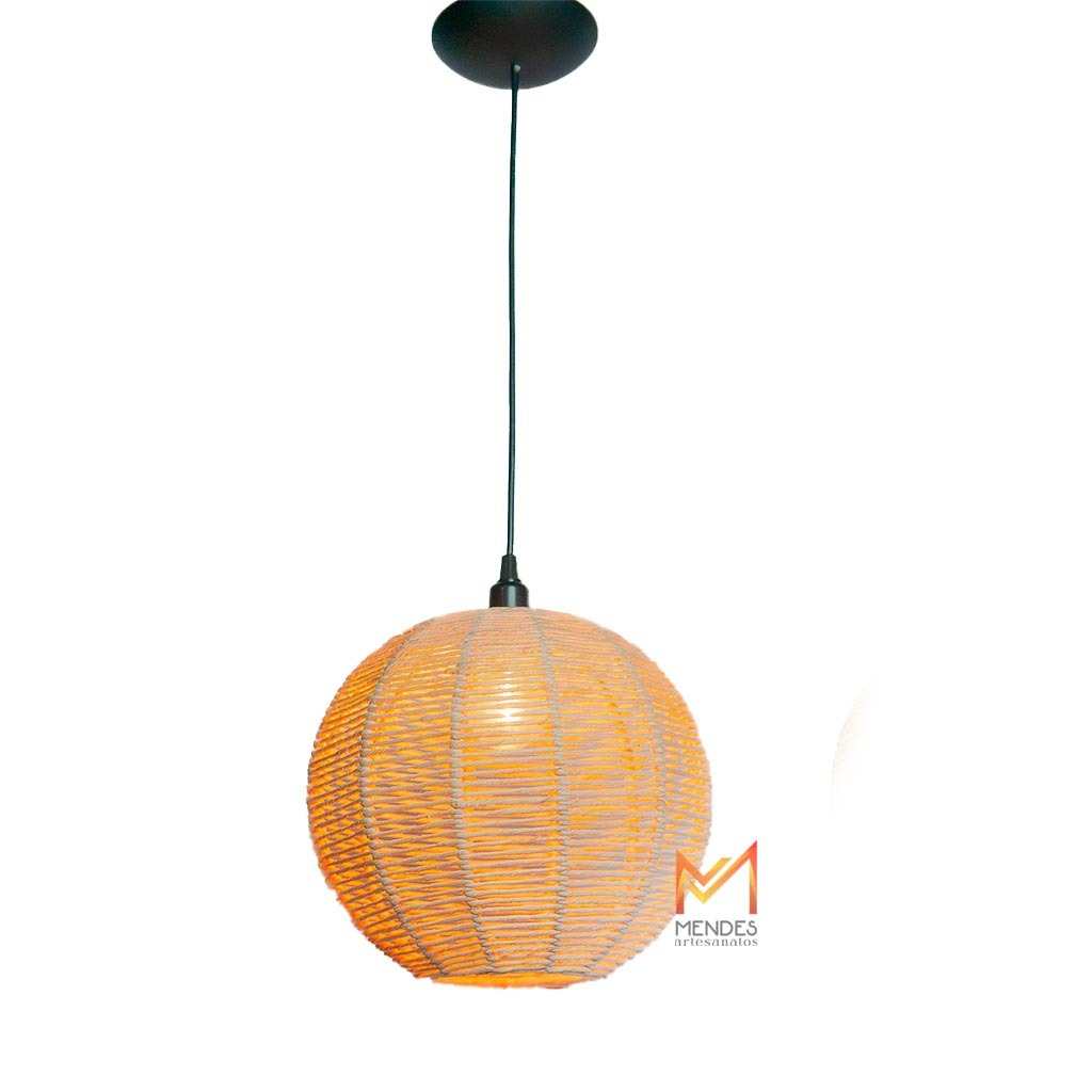 Luminária Lustre Pendente Globo 30cm (SOMENTE A CÚPULA)