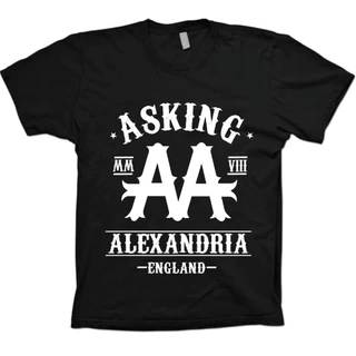 Camisetas Bandas Punk Rock - Asking Alexandria - 100% Algodão