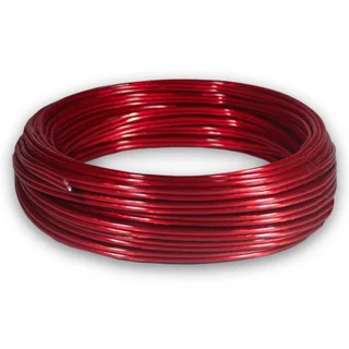 15 Metros de Fio Paralelo Cabo de Som Automotivo 2x12 AWG 2,5 mm 12V Duplo Preto/Vermelho