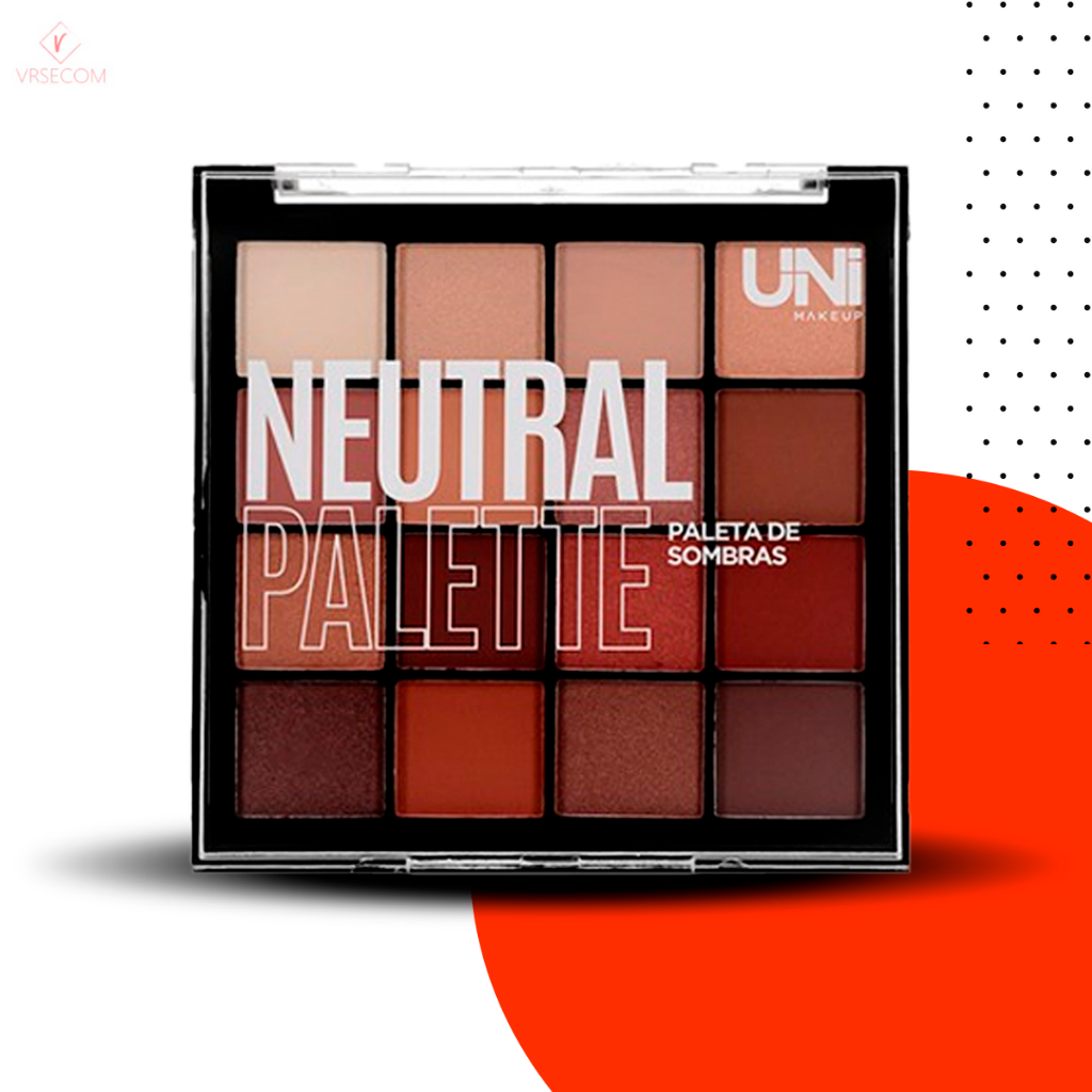 Paleta de Sombras Neutral Palette - Palleta Neutra Com Acabamento Matte ...