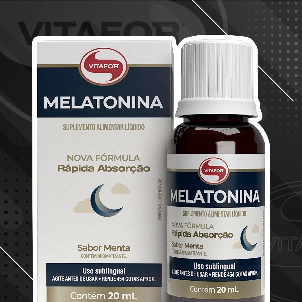 Melatonina (20ml) Vitafor | Shopee Brasil