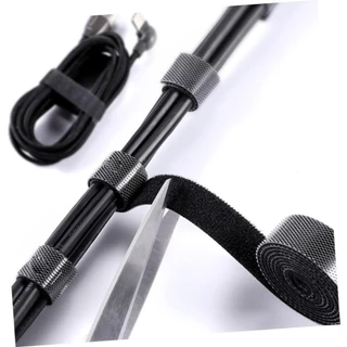Rolo Fita Organizador De Cabos Fios 3m x 12mm de Velcro Multifuncional Fixador Abraçadeira