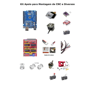 Kit CNC / 3D / Acessorios / Cabos / Switch fim de Curso / Diversos
