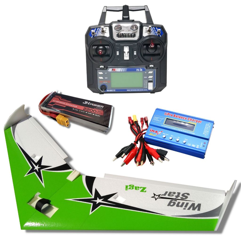 Asa Zagi Wing Star Horizon Aeromodelos 100cm Completa com Eletrônica ...