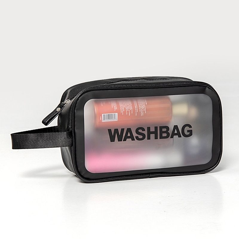 Trompete Preto Bolsa Necessaire Maquiagem Cosméticos Divisória Mala Viagem À Prova d’água das