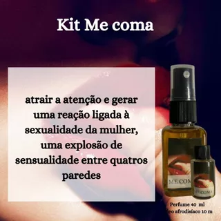Kit Me coma - Óleo Me coma 10 ml + Perfume Me coma 40 ml