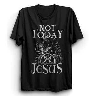 Camiseta Baphomet Camisa Gotica Satanismo Camiseta Alternativa Bode e Pentagrama