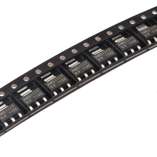 10x Regulador De Tensão Ams1117 Smd 1,2v 1,5v 1,8v 3,3v