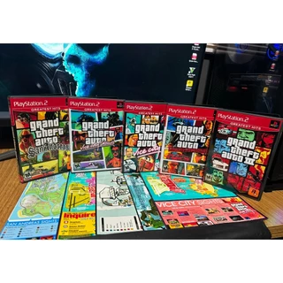 Coleção GTA com Mapas para PS2 ( 5 jogos )