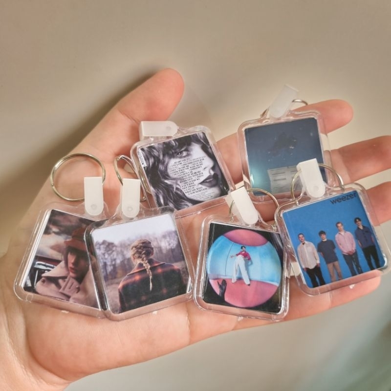 Chaveiro Acrílico Mini CD 4x4 Frente e Verso