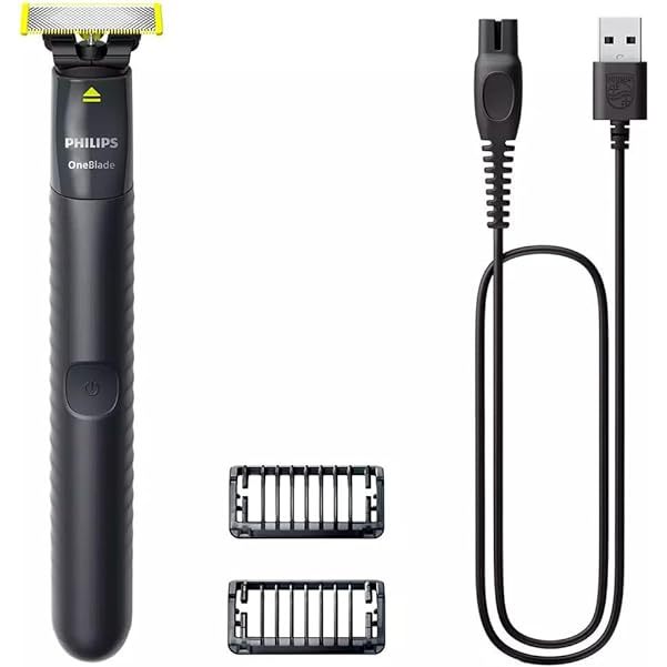 Aparador e raspador Philips OneBlade com 2 pentes, à prova d’água - QP1424/10
