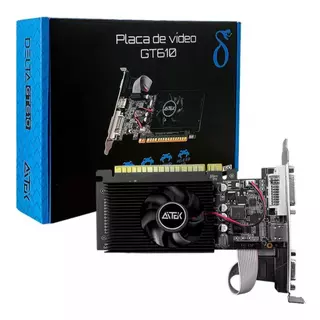Placa De Vídeo Gt610 Ddr3 2gb Vga Hdmi Nvidia Pcie X16 2.0 64bits E 4gb Ddr5 128bits