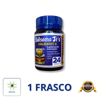 1un Bálsamo Je's COLMAVIT 2 - Importado - 24 cápsulas