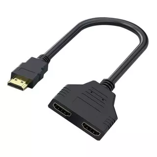 Adaptador Divisor HDMI 1080p HDMI macho para HDMI duplo fêmea