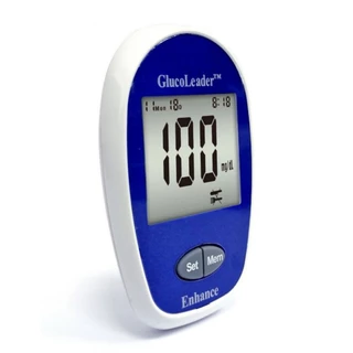 Aparelho Medidor Diabetes Glicose Glicemia Digital - Glucoleader