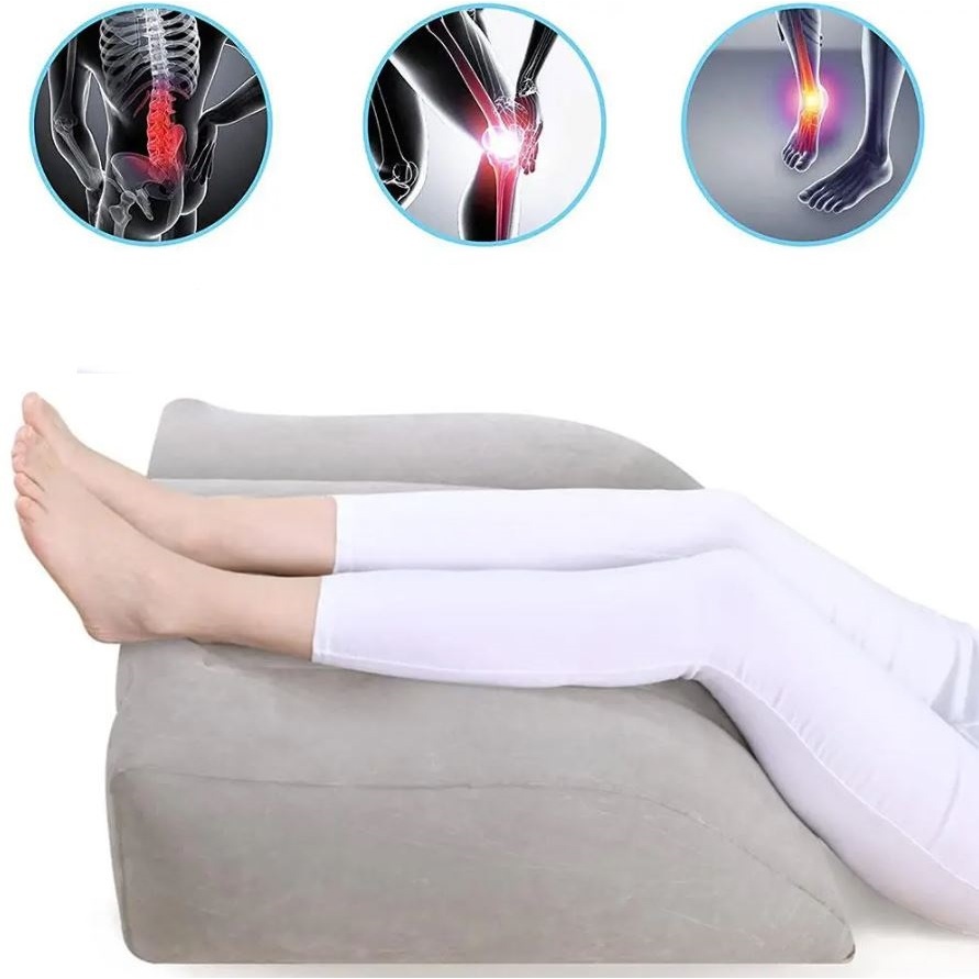 Almofada Inflável Apoio Pé Pernas Portátil Cunha Elevada G27