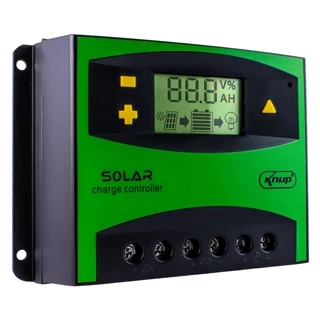Controlador De Carga Painel Solar Chip Master Corrente 50A 12/24v Display LCD Tecnologia PWM Usb
