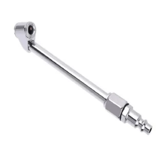 Bico de Encher Pneus Com Bocal Duplo e Retenção Com Adaptador para Engate 1/4 em Oferta na Shopee