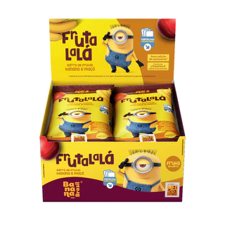 Barra de Frutas Frutalalá Banana e Maçã 264g Banana Brasil