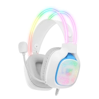 Headset Gamer Profissional Onikuma X22 RGB Branco