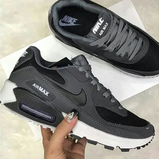 Tênis Masculino Air Max 90 Preto Caminhada Academia Corrida Esporte - MDPF - DRAGON IMPORTES