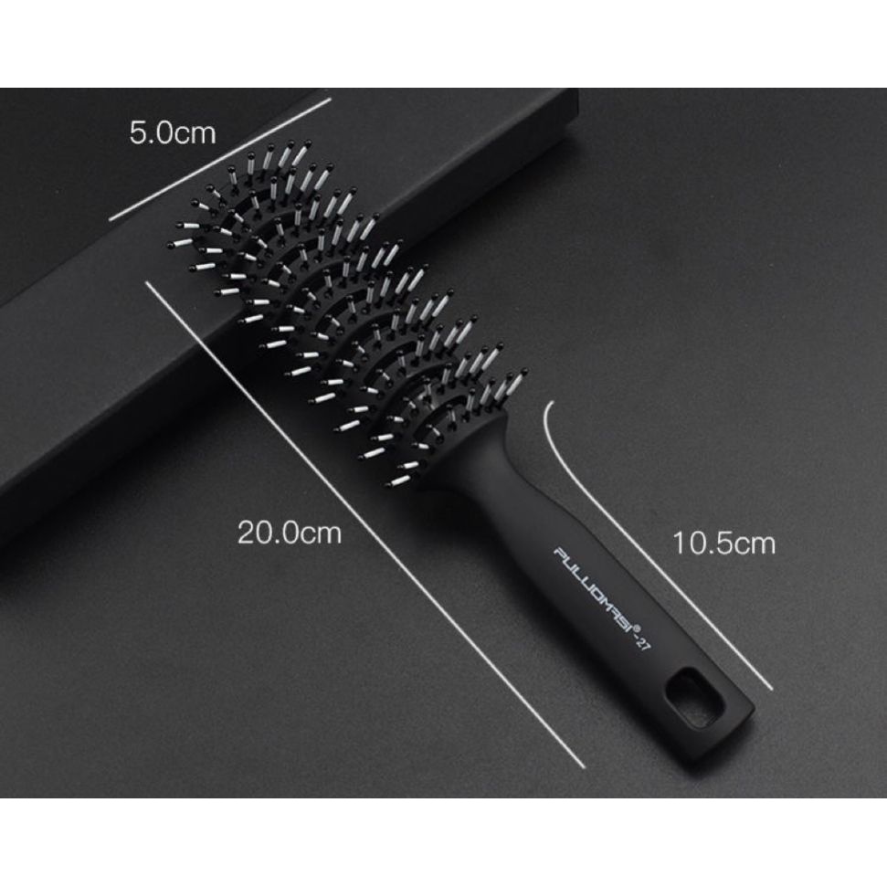 Escova De Cabelo Masculina Antiestática Para Barbeiro / Salão De Beleza ...