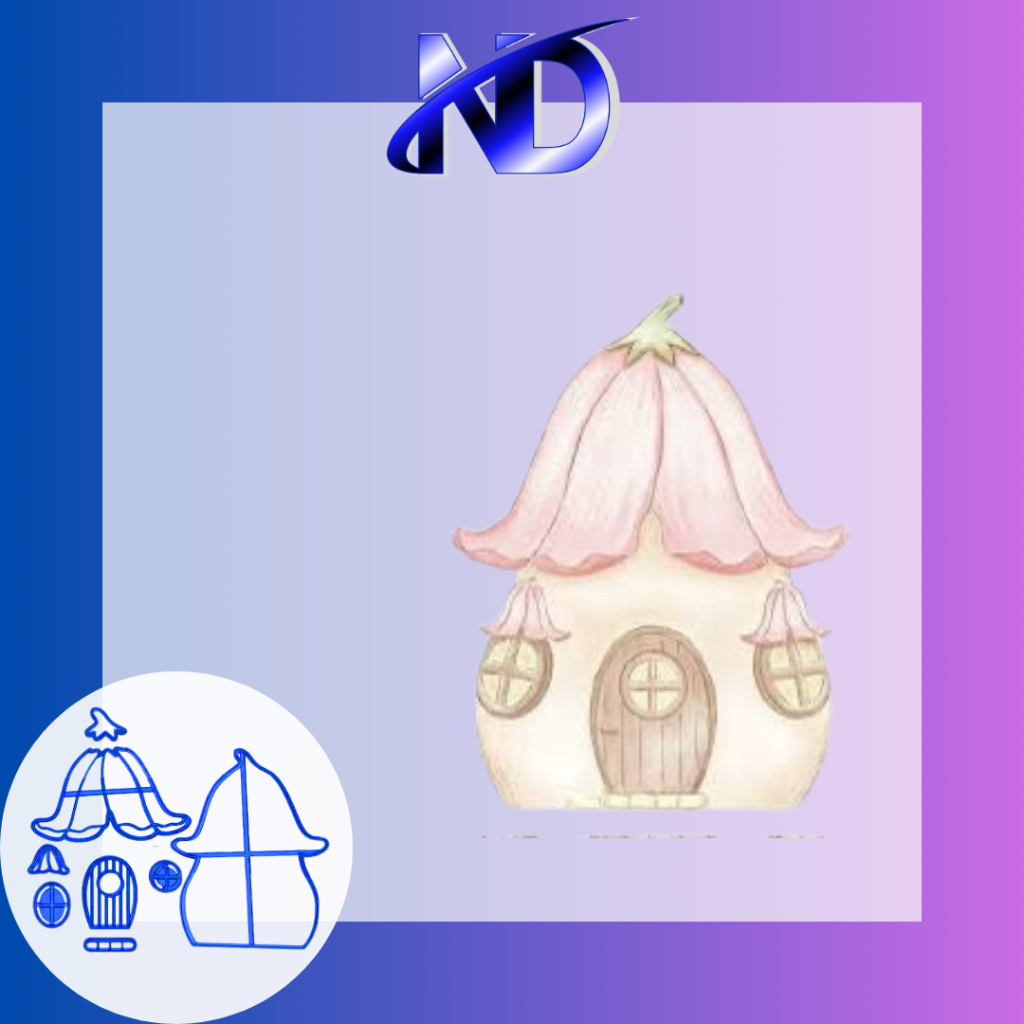 Cortador Casinha Cogumelo MOD 2