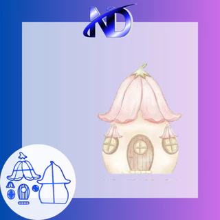 Cortador Casinha Cogumelo MOD 2