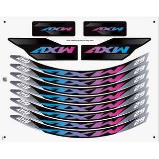 Adesivo de Roda compatível Bikes aro 29