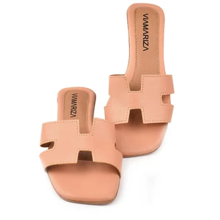 Rasteirinha Feminina H Rasteira Casual Chinelo Confortável Básico