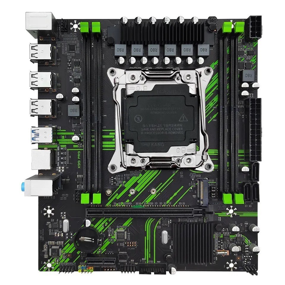 Placa-mãe PR9 MACHINIST-X99, LGA 2011-3, CPU Intel Xeon E5 V3 e V4, RAM DDR4, SATA, NVME, Slot M.2