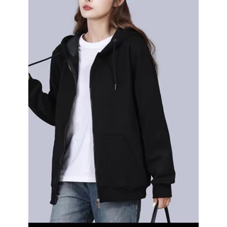 Blusa Moletom Feminina Aberta com zíper e Flanelada | Inverno |