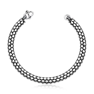 Pulseira Pekun de Prata 925 Bali Losango em Oferta na Shopee
