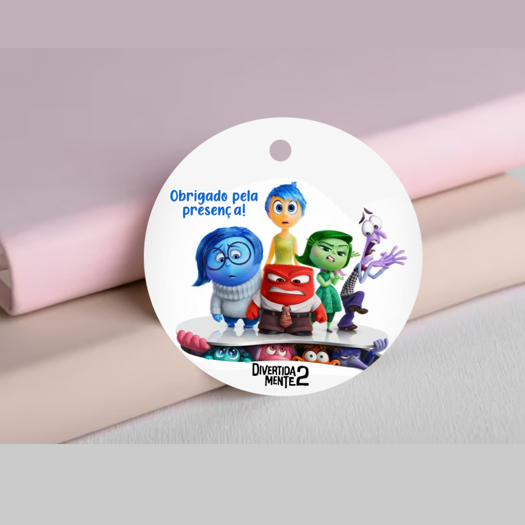 Tag Agradecimento | Divertidamente 2 | Tag Para Lembrancinhas | Shopee ...