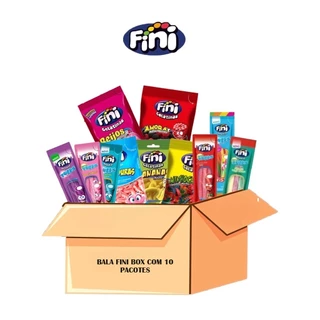 Kit Com 10 Pacotes Bala Fini Sabores Variados
