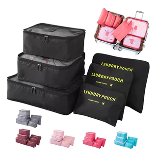 Kit 6 Bolsa De Armazenamento De Bagagem/Organizador De Mala, Organizador de Mala de Bagagem Viagem