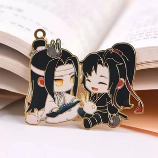 Marca página MDZS SVSSS TGCF WangXian BingQiu BeafLeaf de metal danmei novek chinesa