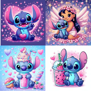 30 Adesivos Personalizados Para Lembrancinhas tema Lilo Stitch Angel Topper