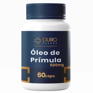 Óleo de Prímula 500mg 100% Natural 60 Cápsulas em Oferta na Shopee