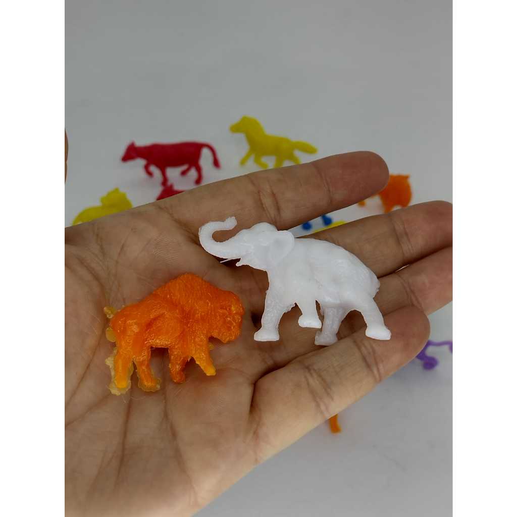 BICHOS ANIMAL ZOO MINI BRINQUEDO EMBALAGEM COM 25 UNIDADES