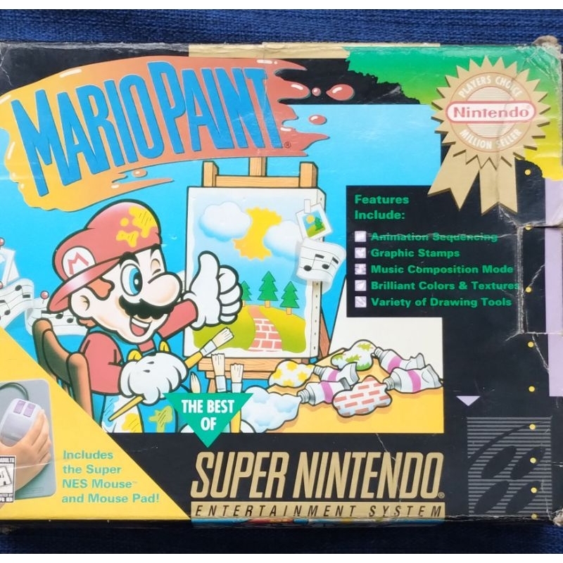 Caixa Mario Paint Original (Somente Caixa) | Shopee Brasil